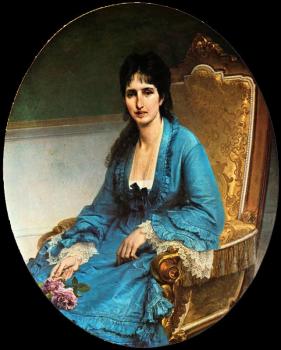 Francesco Hayez : Portrait of Antonietta Negroni Prati Morosini